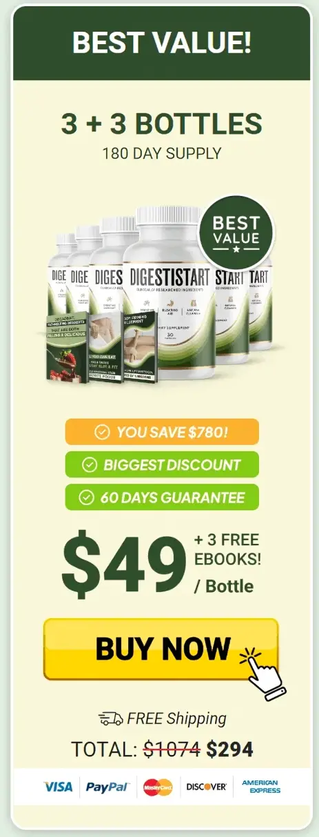 DigestiStart 6 bottles